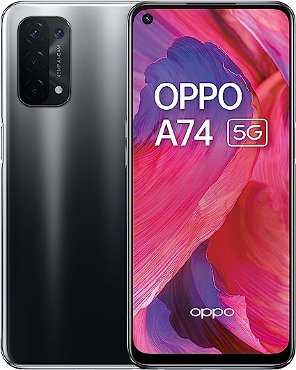 Oppo A74 5G(6.5', 6GB RAM, 128GB , 5000 mAh, Fluid Black)