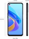 OPPO A17 Dual SIM (6.56", 64GB, 4GB RAM, 5000mAh, 4G LTE, Midnight Black)