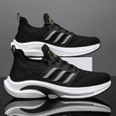 Men Breathable Mesh Running Shoes , Slip On Walking Sneakers For Men Tennis