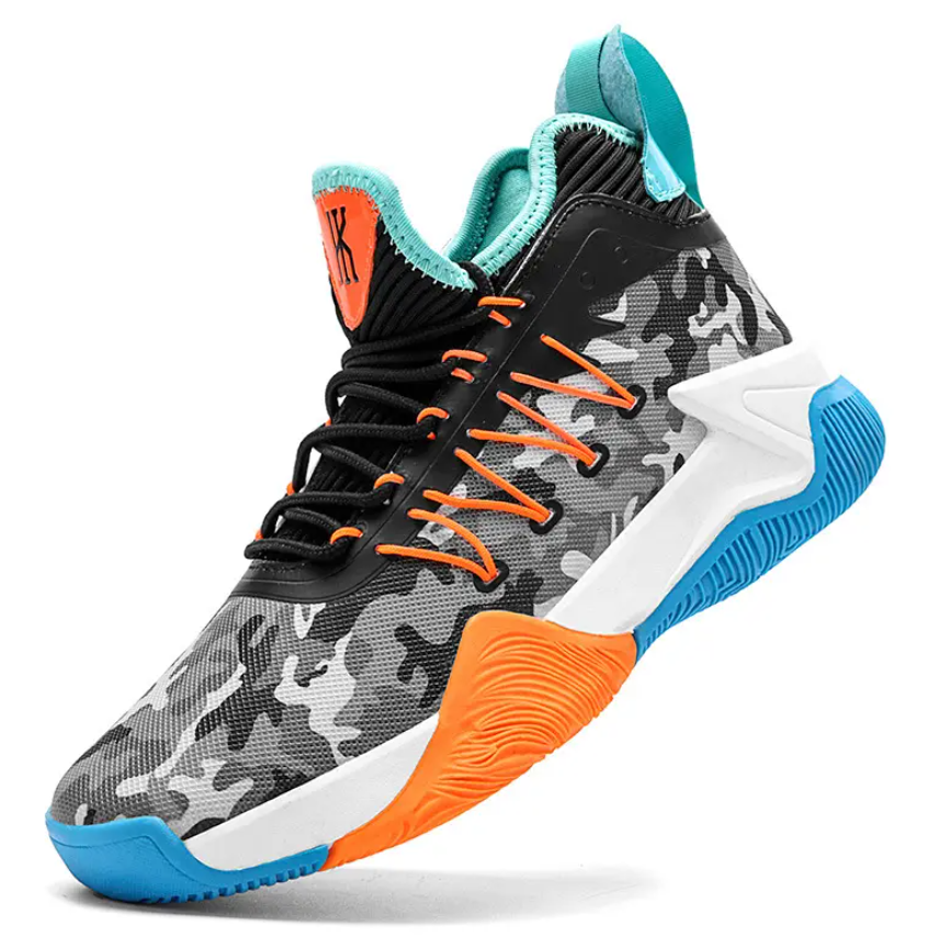 Durable Men Basketball Sports Shoes High Cut Durable Basketball Shoes