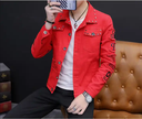 Denim Jacket Men's Korean Style Clothing Rivet Jacket