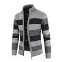 Long Sleeve Warm Knit Sweaters Zip UP Casual Sweater Coat Men Clothes Tops Jacket