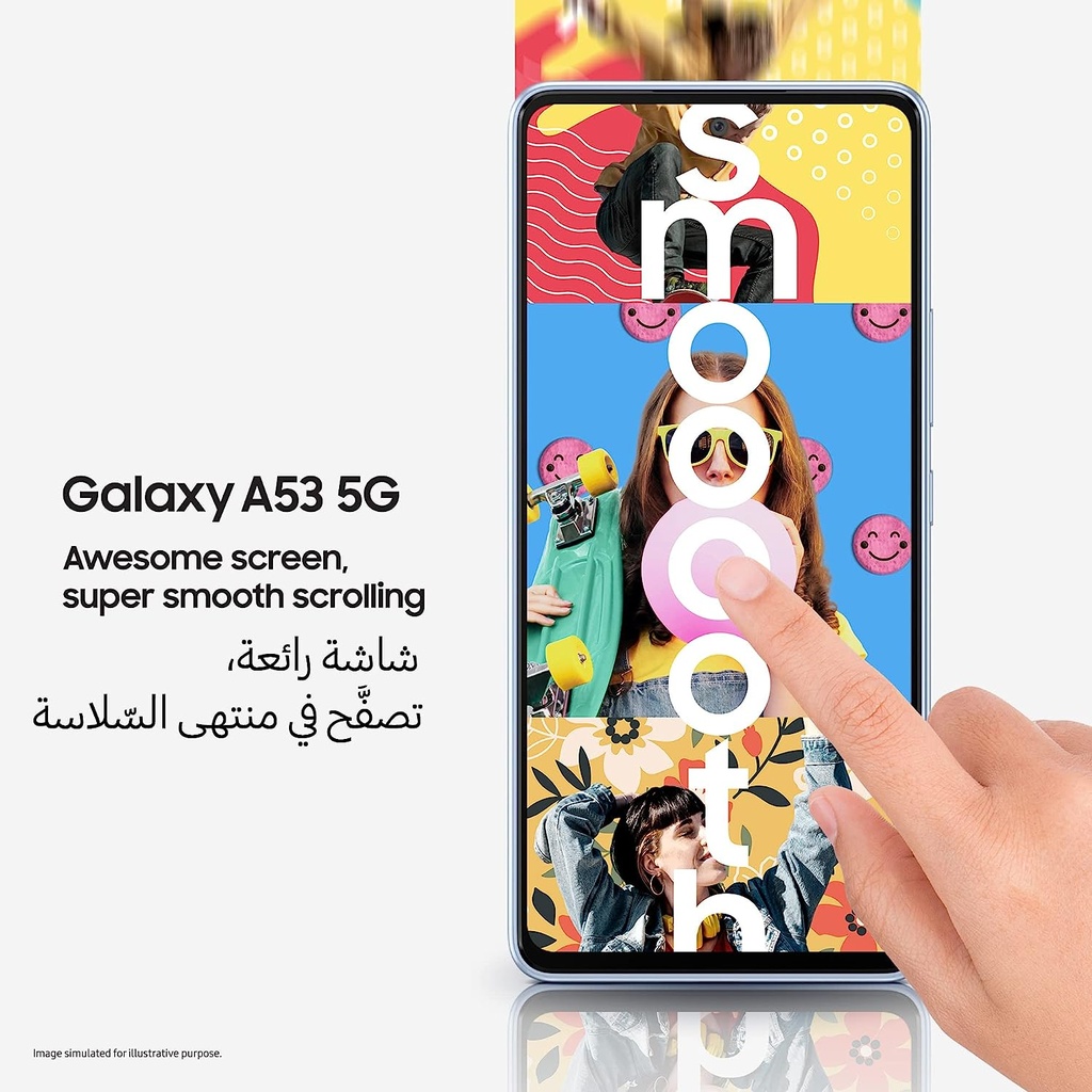 Samsung Galaxy A53 5G (6.5", 8GB, RAM, 256GB ROM, 48MP, 5000mAh,  Peach)