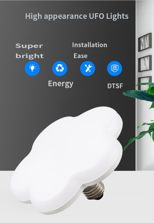 Super Bright Light T Shape 36W Flower UFO Design Led Bulb