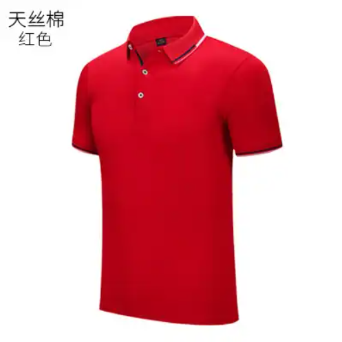 Cotton Polo Printed Logo Men T Shirts Blank Short Sleeve