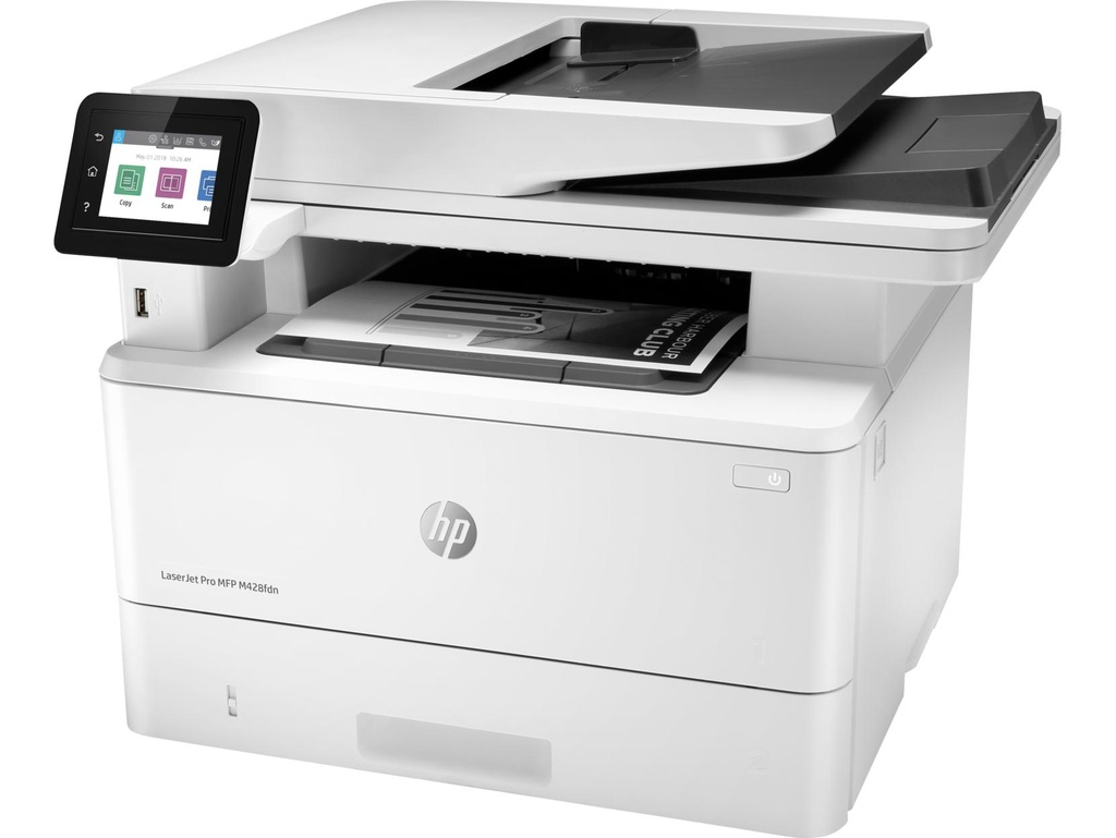 HP LASERJET PRO MFP 428FDN PRINTER ( PRINT, SCAN, COPY, FAX, DUPLEX, NETWORK, ADF, Black /White