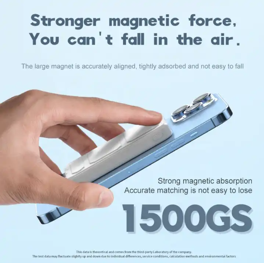 10000mAh New Magnetic Wireless Mag Safe Power Bank For iPhone 12, 13, 14