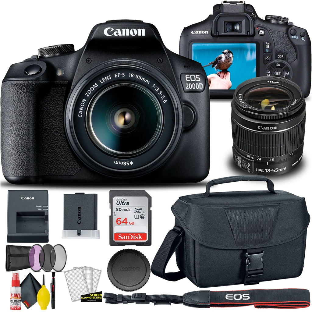 Canon EOS Rebel T7 DSLR Camera with 18-55mm Lens