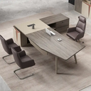 BTCG-60 Fashion Design MFC Wood Veneer President Working Executive Office Table