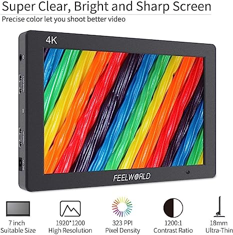 FEELWORLD T7 Plus 7" Camera Field Monitor Video