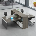 4 People Workstation For Cubicle Office Partition