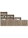 Office Furniture Filing Cabinet Modern Wood Storage Cabinet ,  Small Home Use, Reception Area