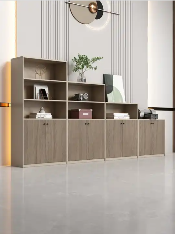 Office Furniture Filing Cabinet Modern Wood Storage Cabinet ,  Small Home Use, Reception Area