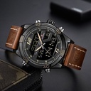 NF9128M Watch - Black, Brown