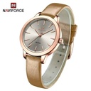 Naviforce Ladies Slim Designer Analog Watch - Brown