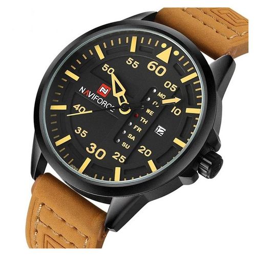 Naviforce Analog Mens Formal Watch - Brown