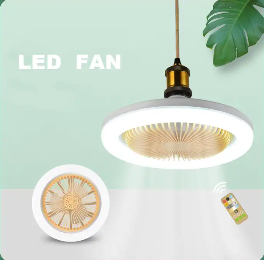 30W Ceiling Light With Fan, three modes of adjustable Ceiling Fan With Lamp