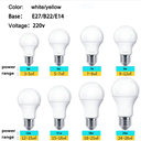 5W Plastic LED Bulb Housing Lights LED Lamp Bulb