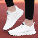 New Casual Fashion Running Shoes ,  Fly Weaving Breathable Women's Shoes ,  Soft Bottom Trendy Sports Shoes For Female