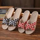 linen slippers Summer Home Indoor Unisex Sandals