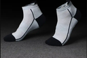 Thin Black Cotton Design Sport Man Socks