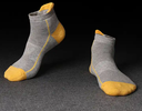 Thin Black Cotton Design Sport Man Socks