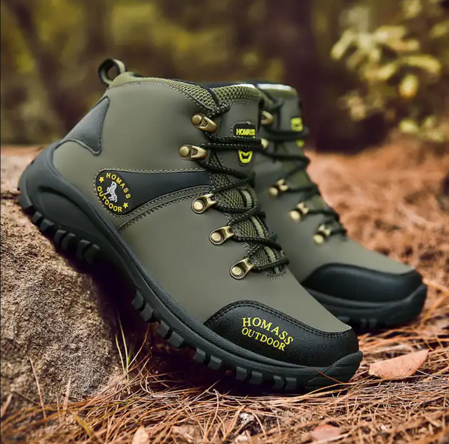 Hiking Boots for Men, Outdoor Wearable Waterproof Trekking Shoes , Men  Hunting Boots