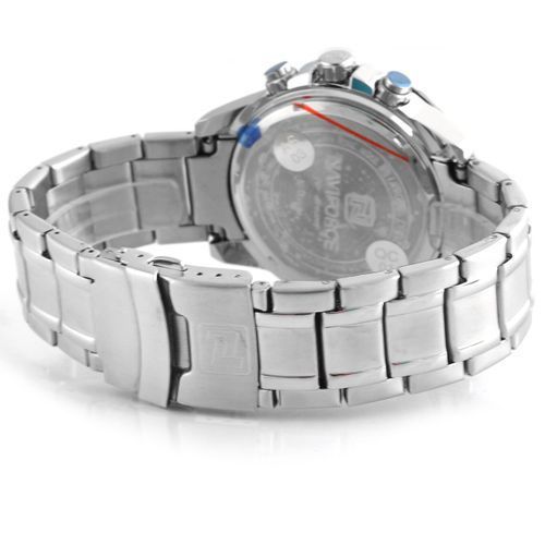 Naviforce Stainless Steel Waterproof Mens Watch - Silver