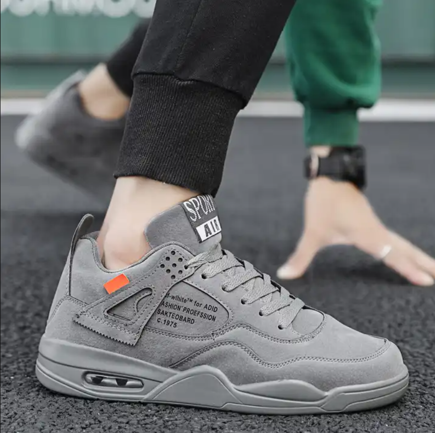 Men Casual Shoes, Lace up Men Shoes Lightweight Comfortable Breathable Walking Sneakers