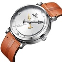 Biden Leather Analog Stylish Waterproof Watch - Brown