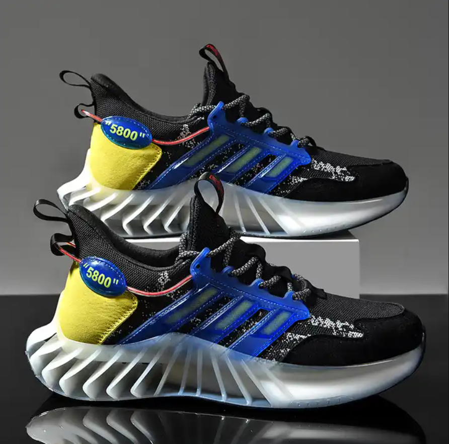 Men Low Cut Shock Absorption  Running Sneaker