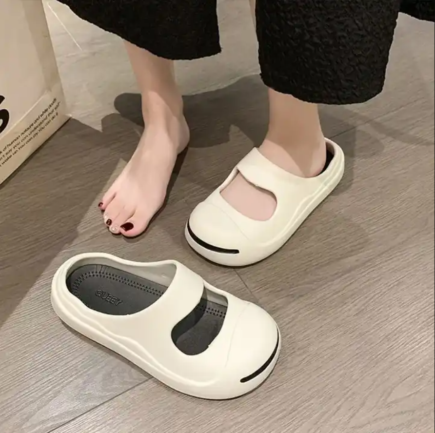 Summer Indoor Thick Sole Open Slippers for Women