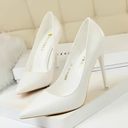 Slim High Heels high Shallow Mouth Pointed Sexy Single Shoes