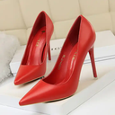 Slim High Heels high Shallow Mouth Pointed Sexy Single Shoes