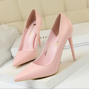 Slim High Heels high Shallow Mouth Pointed Sexy Single Shoes