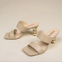 Summer Heels new Electroplating Sandals