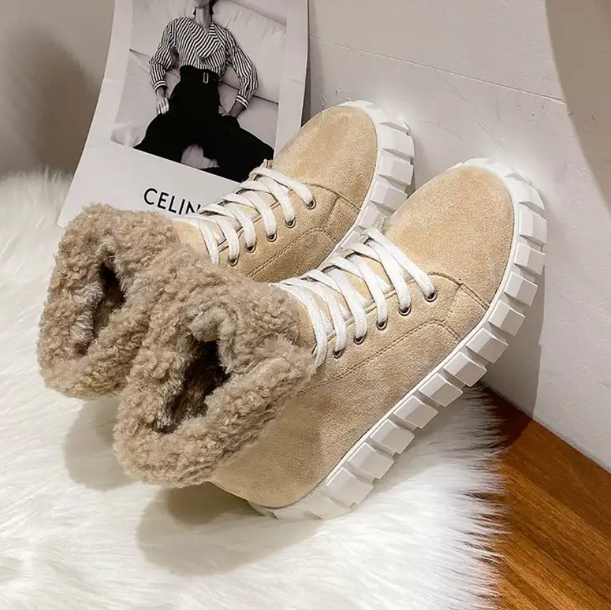 Women Cashmere Warm Boots