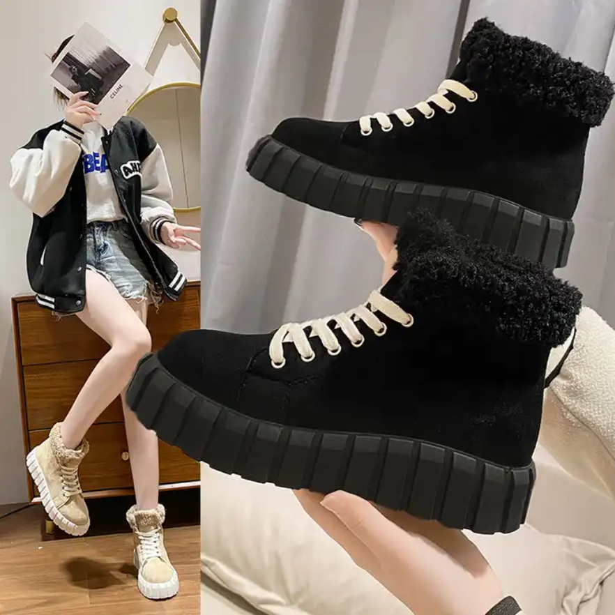 Women Cashmere Warm Boots