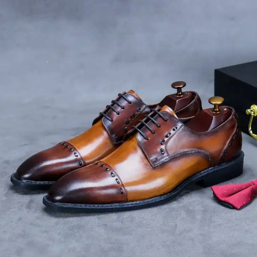 Men Chaussures-Homm Leather Formal Shoes