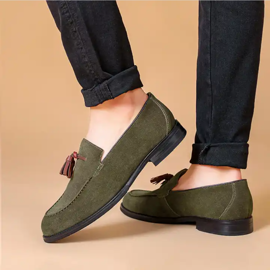 Men Dress Suede Leather Shoes