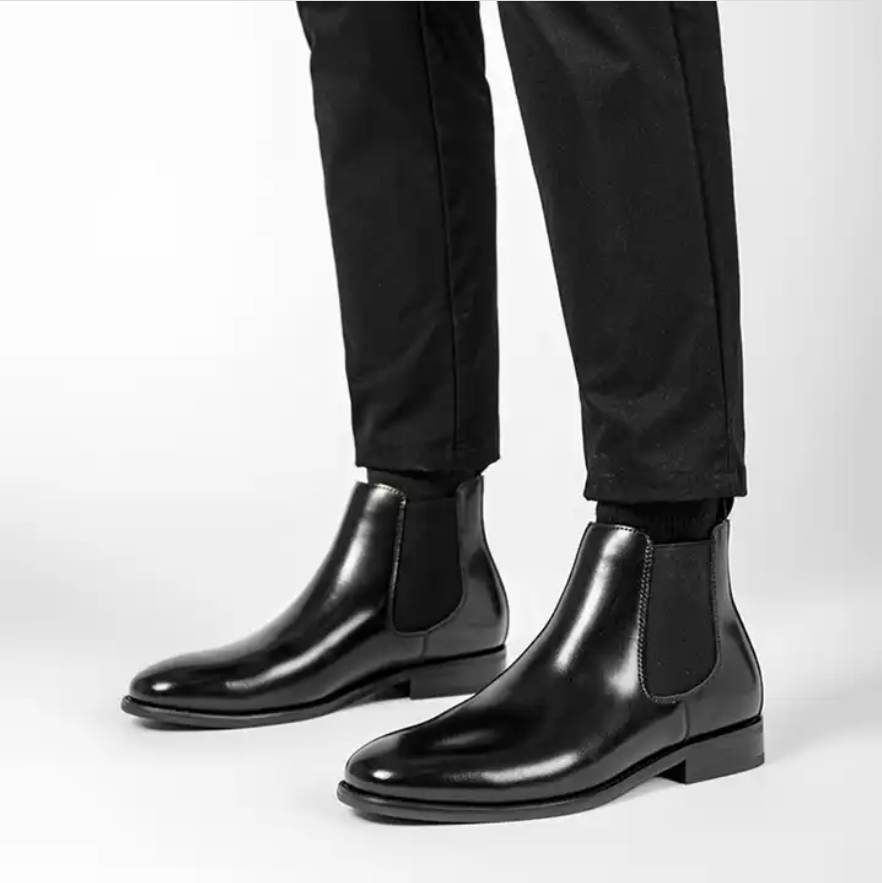 Genuine Leather Chelsea Boots For Men