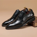 Genuine Men Leather Business Dress Shoes