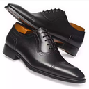 Men Lace-up Official Genuine Leather Dress Shoes