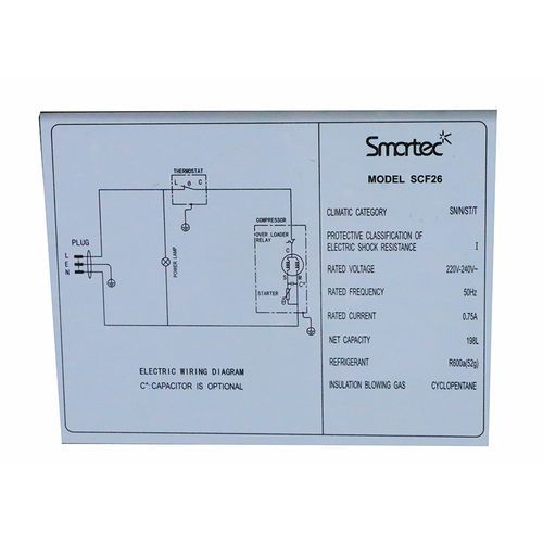 SMARTEC 260L Chest Freezer