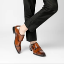 Genuine Cow Leather Chaussures-Homme Fashion Men Shoes