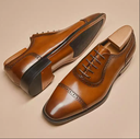 Men Lace-up Official Genuine Leather Dress Shoes