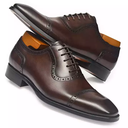 Men Lace-up Official Genuine Leather Dress Shoes