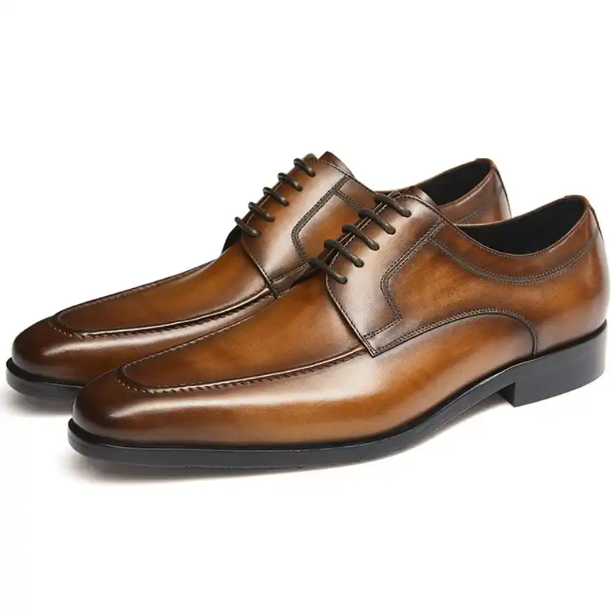 Superior Quality Classic Cow Leather Shoes Men