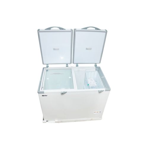 Sky 420 Liter Chest Freezer 42-Double Door -White