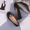 Elegant Casual Matte Women Flat Shoes